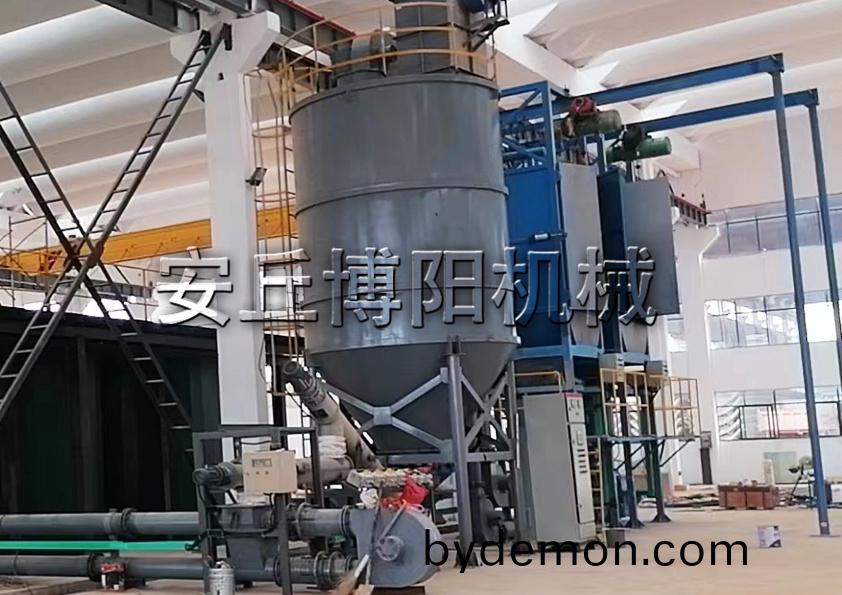 安丘博阳机械抑尘剂吨袋拆包机的工作流程是什么？